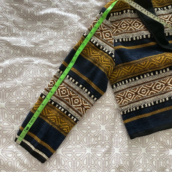 Tapestry woven blazer cropped jacket large - Picture 6 of 9